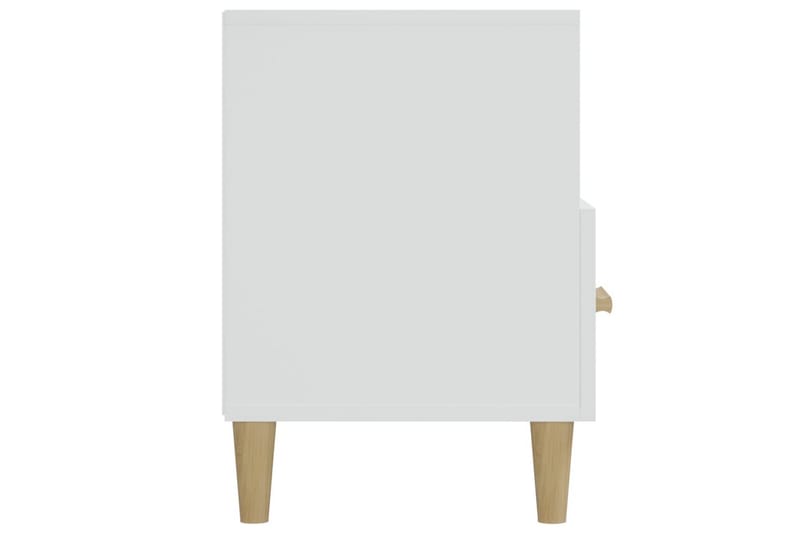 beBasic TV-benk hvit 102x36x50 cm konstruert tre - Hvit - Møbler - Mediamøbel & tv møbel - TV-benk & mediabenk