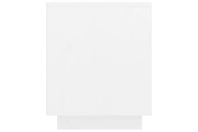 beBasic TV-benk hvit 74x35x44 cm heltre furu - Hvit - Møbler - Mediamøbel & tv møbel - TV-benk & mediabenk