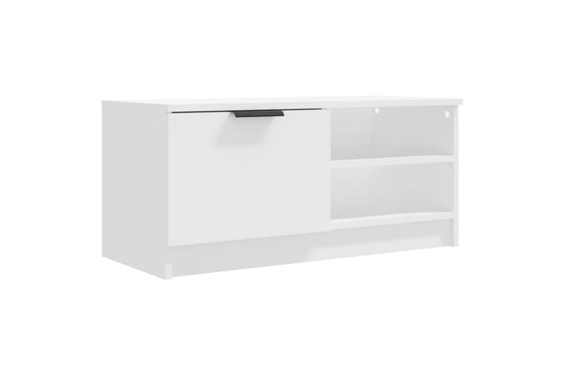 beBasic TV-benk hvit 80x35x36,5 cm konstruert tre - Hvit - Møbler - Mediamøbel & tv møbel - TV-benk & mediabenk