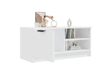 beBasic TV-benk hvit 80x35x36,5 cm konstruert tre - Hvit - Møbler - Mediamøbel & tv møbel - TV-benk & mediabenk