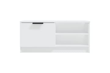 beBasic TV-benk hvit 80x35x36,5 cm konstruert tre - Hvit - Møbler - Mediamøbel & tv møbel - TV-benk & mediabenk