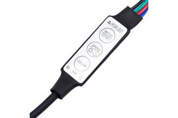 beBasic TV-benk med LED-lys brun eik 120x35x40 cm - Brun - Møbler - Mediamøbel & tv møbel - TV-benk & mediabenk