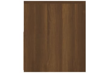 beBasic TV-benk med LED-lys brun eik 120x35x40 cm - Brun - Møbler - Mediamøbel & tv møbel - TV-benk & mediabenk