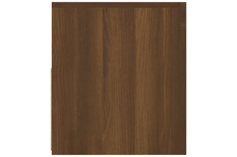 beBasic TV-benk med LED-lys brun eik 120x35x40 cm - Brun - Møbler - Mediamøbel & tv møbel - TV-benk & mediabenk