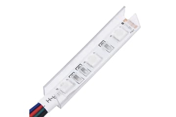beBasic TV-benk med LED-lys brun eik 120x35x40 cm - Brun - Møbler - Mediamøbel & tv møbel - TV-benk & mediabenk