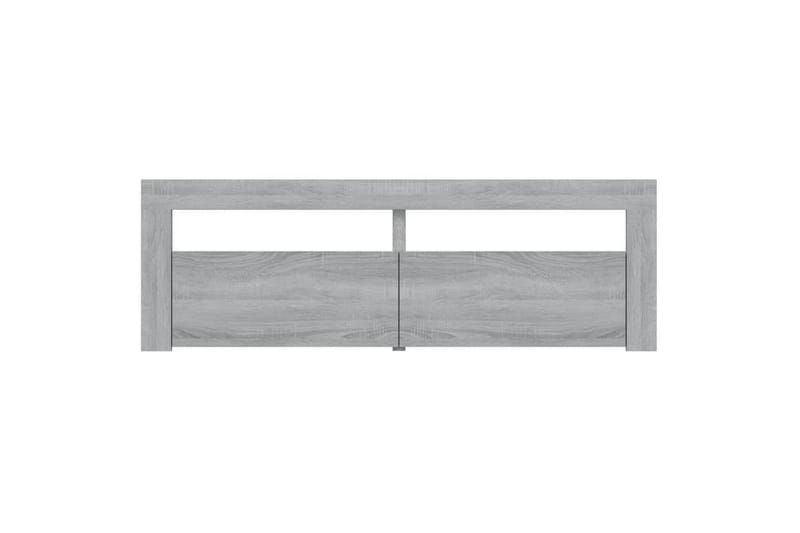 beBasic TV-benk med LED-lys grå sonoma 120x35x40 cm - GrÃ¥ - Møbler - Mediamøbel & tv møbel - TV-benk & mediabenk