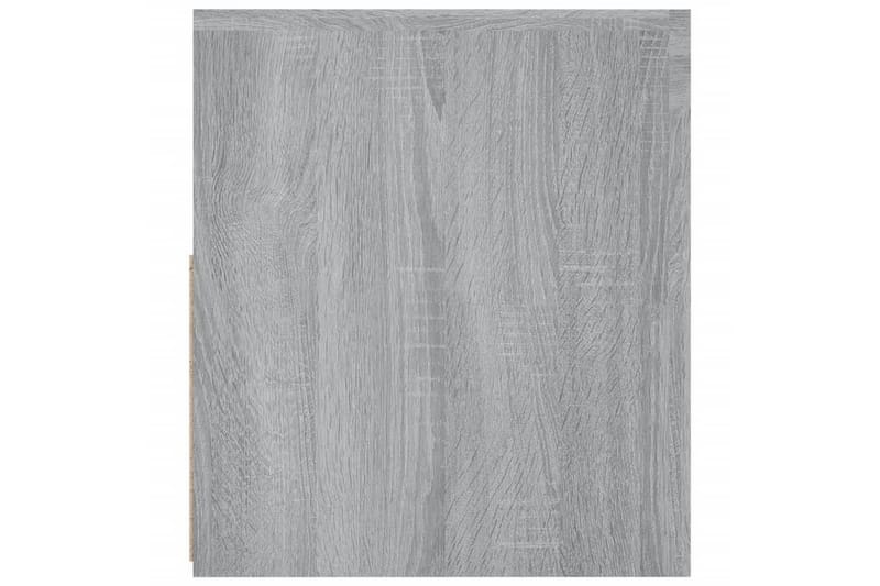 beBasic TV-benk med LED-lys grå sonoma 120x35x40 cm - GrÃ¥ - Møbler - Mediamøbel & tv møbel - TV-benk & mediabenk