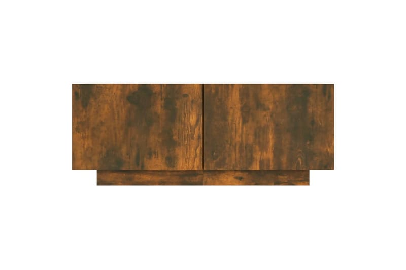 beBasic TV-benk røkt eik 100x35x40 cm konstruert tre - Brun - Møbler - Mediamøbel & tv møbel - TV-benk & mediabenk