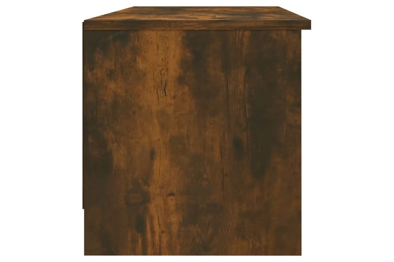 beBasic TV-benk røkt eik 102x35,5x36,5 cm konstruert tre - Brun - Møbler - Mediamøbel & tv møbel - TV-benk & mediabenk