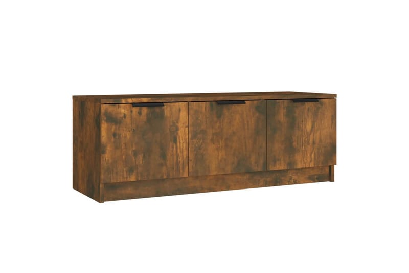 beBasic TV-benk røkt eik 102x35x36,5 cm konstruert tre - Brun - Møbler - Mediamøbel & tv møbel - TV-benk & mediabenk