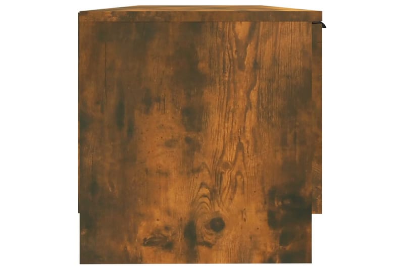 beBasic TV-benk røkt eik 102x35x36,5 cm konstruert tre - Brun - Møbler - Mediamøbel & tv møbel - TV-benk & mediabenk