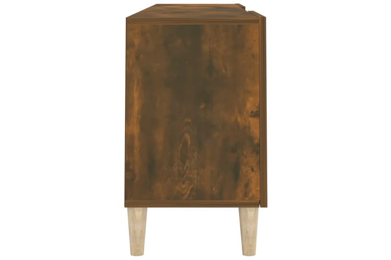 beBasic TV-benk røkt eik 150x30x50 cm konstruert tre - Brun - Møbler - Mediamøbel & tv møbel - TV-benk & mediabenk