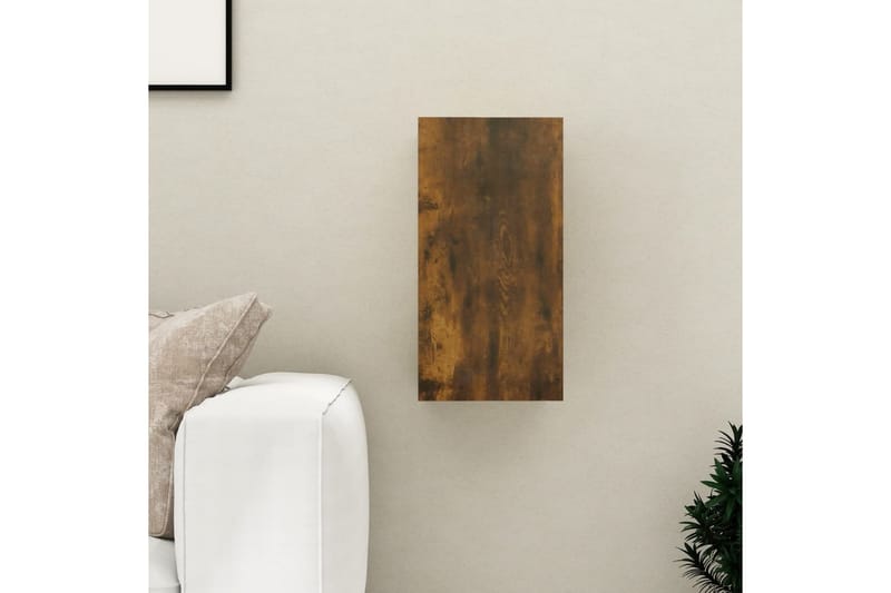 beBasic TV-benk røkt eik 30,5x30x60 cm konstruert tre - Brun - Møbler - Mediamøbel & tv møbel - TV-benk & mediabenk