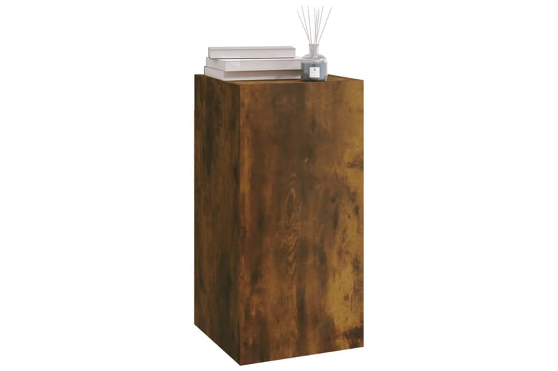 beBasic TV-benk røkt eik 30,5x30x60 cm konstruert tre - Brun - Møbler - Mediamøbel & tv møbel - TV-benk & mediabenk