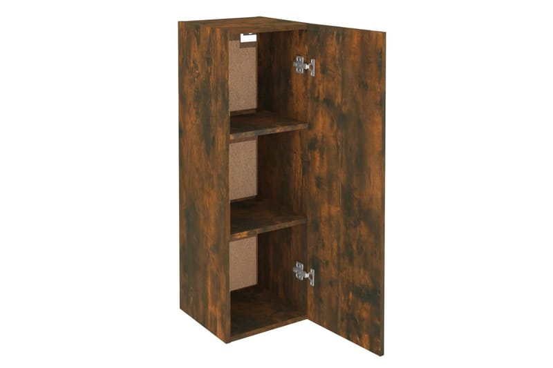 beBasic TV-benk røkt eik 30,5x30x90 cm konstruert tre - Brun - Møbler - Mediamøbel & tv møbel - TV-benk & mediabenk