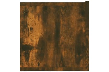 beBasic TV-benk røkt eik 80x30x30 cm konstruert tre - Brun - Møbler - Mediamøbel & tv møbel - TV-benk & mediabenk