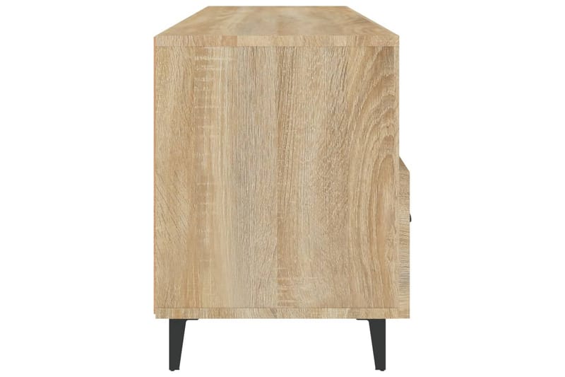 beBasic TV-benk sonoma eik 102x35x50 cm konstruert tre - Brun - Møbler - Mediamøbel & tv møbel - TV-benk & mediabenk