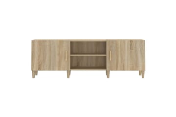 beBasic TV-benk sonoma eik 150x30x50 cm konstruert tre - Brun - Møbler - Mediamøbel & tv møbel - TV-benk & mediabenk