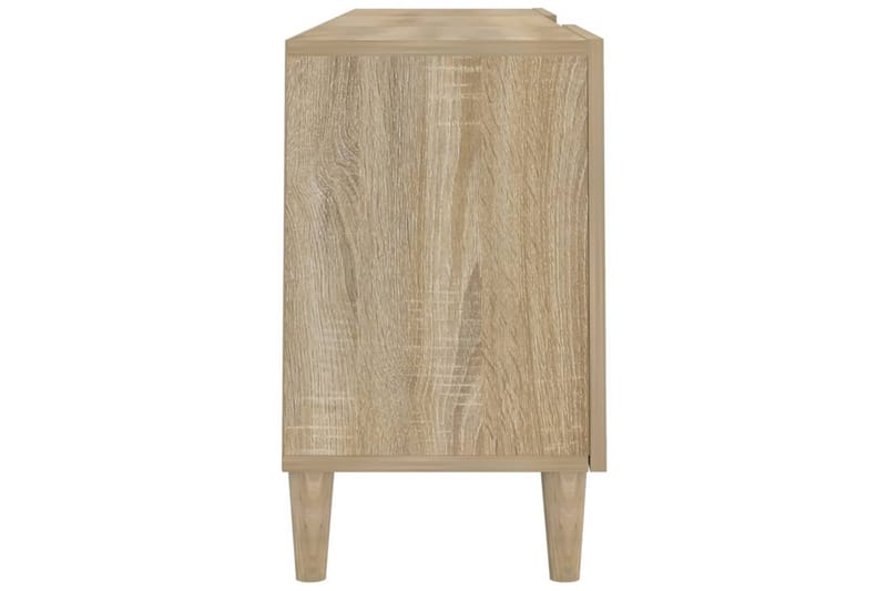 beBasic TV-benk sonoma eik 150x30x50 cm konstruert tre - Brun - Møbler - Mediamøbel & tv møbel - TV-benk & mediabenk