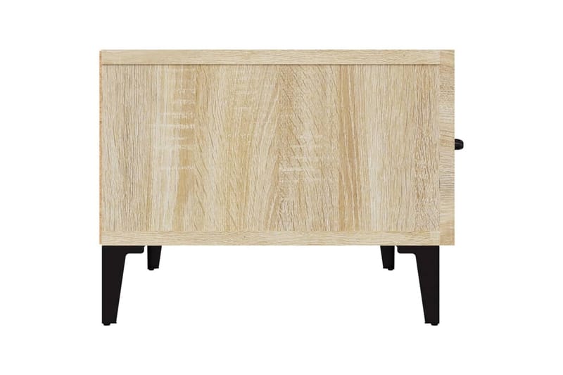 beBasic TV-benk sonoma eik 150x34,5x30 cm konstruert tre - Brun - Møbler - Mediamøbel & tv møbel - TV-benk & mediabenk
