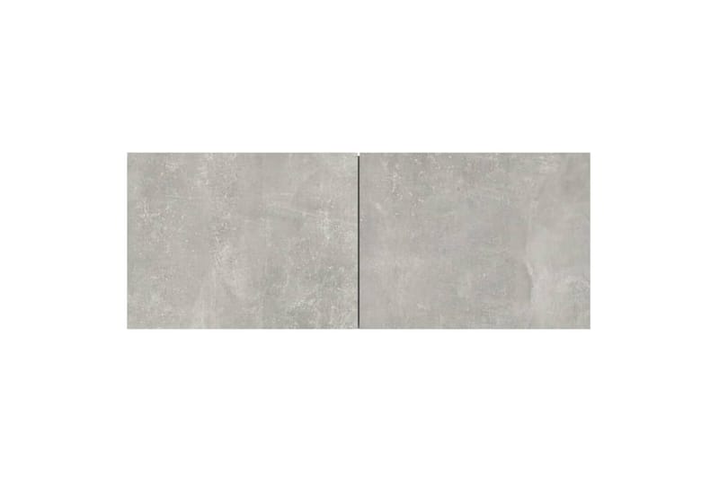 beBasic TV-benker 2 stk betonggrå 80x30x30 konstruert tre - GrÃ¥ - Møbler - Mediamøbel & tv møbel - TV-benk & mediabenk