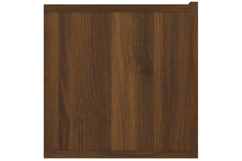 beBasic TV-benker 2 stk brun eik 80x30x30 cm konstruert tre - Brun - Møbler - Mediamøbel & tv møbel - TV-benk & mediabenk