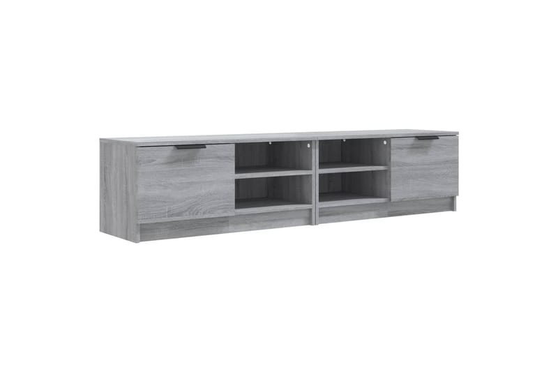 beBasic TV-benker 2 stk grå sonoma 80x35x36,5 cm konstruert tre - GrÃ¥ - Møbler - Mediamøbel & tv møbel - TV-benk & mediabenk