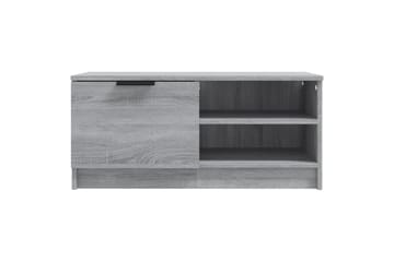 beBasic TV-benker 2 stk grå sonoma 80x35x36,5 cm konstruert tre - GrÃ¥ - Møbler - Mediamøbel & tv møbel - TV-benk & mediabenk