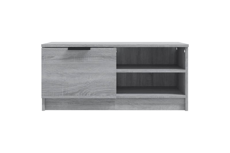 beBasic TV-benker 2 stk grå sonoma 80x35x36,5 cm konstruert tre - GrÃ¥ - Møbler - Mediamøbel & tv møbel - TV-benk & mediabenk