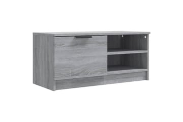 beBasic TV-benker 2 stk grå sonoma 80x35x36,5 cm konstruert tre - GrÃ¥ - Møbler - Mediamøbel & tv møbel - TV-benk & mediabenk