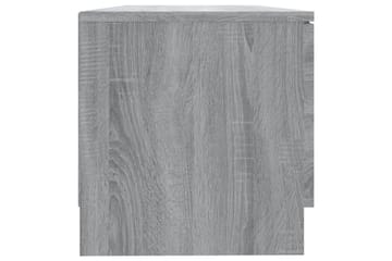 beBasic TV-benker 2 stk grå sonoma 80x35x36,5 cm konstruert tre - GrÃ¥ - Møbler - Mediamøbel & tv møbel - TV-benk & mediabenk