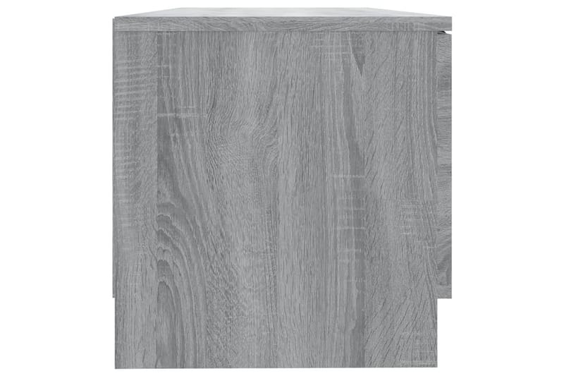 beBasic TV-benker 2 stk grå sonoma 80x35x36,5 cm konstruert tre - GrÃ¥ - Møbler - Mediamøbel & tv møbel - TV-benk & mediabenk