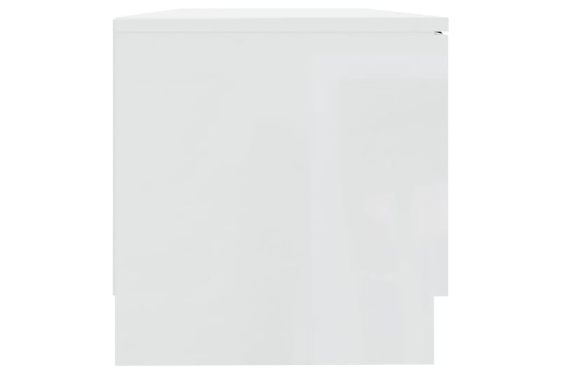 beBasic TV-benker 2 stk høyglans hvit 80x35x36,5 cm konstruert tre - Hvit - Møbler - Mediamøbel & tv møbel - TV-benk & mediabenk