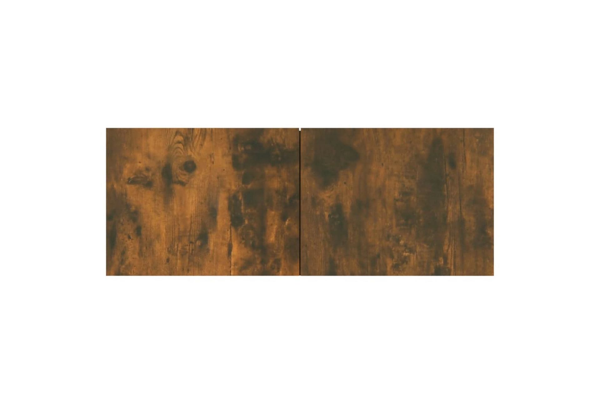 beBasic TV-benker 2 stk røkt eik 80x30x30 cm konstruert tre - Brun - Møbler - Mediamøbel & tv møbel - TV-benk & mediabenk