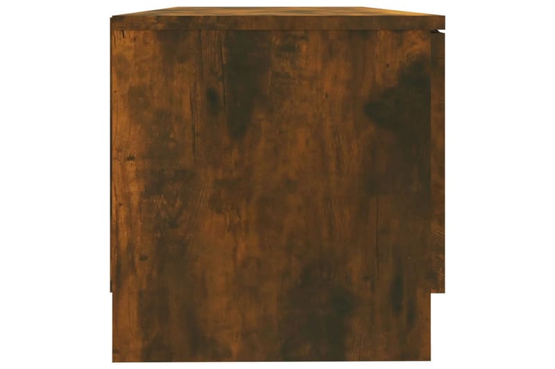 beBasic TV-benker 2 stk røkt eik 80x35x36,5 cm konstruert tre - Brun - Møbler - Mediamøbel & tv møbel - TV-benk & mediabenk