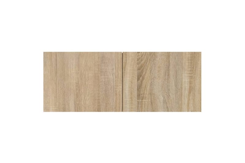 beBasic TV-benker 2 stk sonoma eik 80x30x30 cm konstruert tre - Brun - Møbler - Mediamøbel & tv møbel - TV-benk & mediabenk