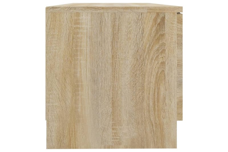 beBasic TV-benker 2 stk sonoma eik 80x35x36,5 cm konstruert tre - Brun - Møbler - Mediamøbel & tv møbel - TV-benk & mediabenk
