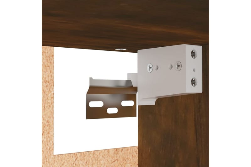 beBasic TV-benker 7 stk røkt eik 30,5x30x60 cm konstruert tre - Brun - Møbler - Mediamøbel & tv møbel - TV-benk & mediabenk