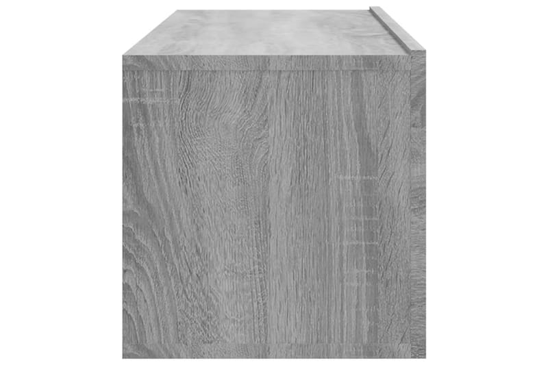 beBasic Vegghengte TV-benker 4 stk grå sonoma 100x30x30 cm - GrÃ¥ - Møbler - Mediamøbel & tv møbel - TV-benk & mediabenk