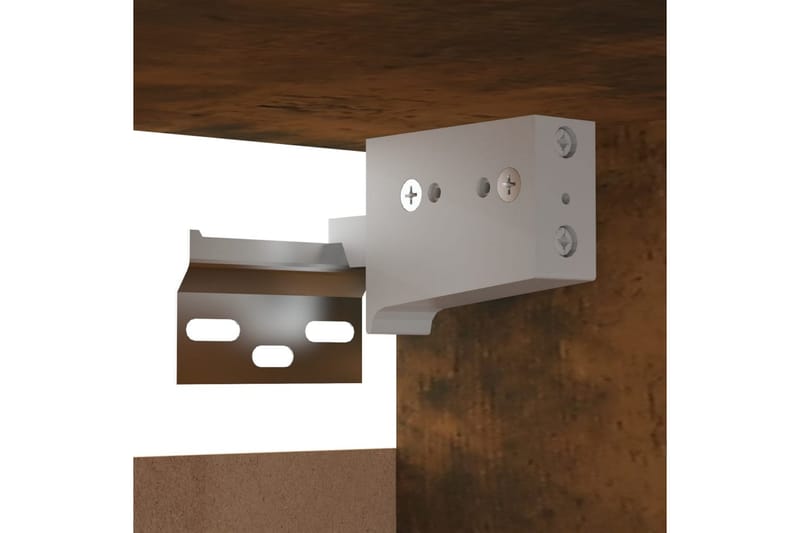 beBasic Vegghengte TV-benker 8 stk røkt eik 30,5x30x30 cm - Brun - Møbler - Mediamøbel & tv møbel - TV-benk & mediabenk