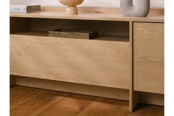 Bellia Tv-Skap 197x38 cm - Brun - Møbler - Mediamøbel & tv møbel - TV-benk & mediabenk