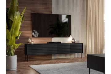 Belonger TV-benk 200 cm - Svart - Møbler - Mediamøbel & tv møbel - TV-benk & mediabenk