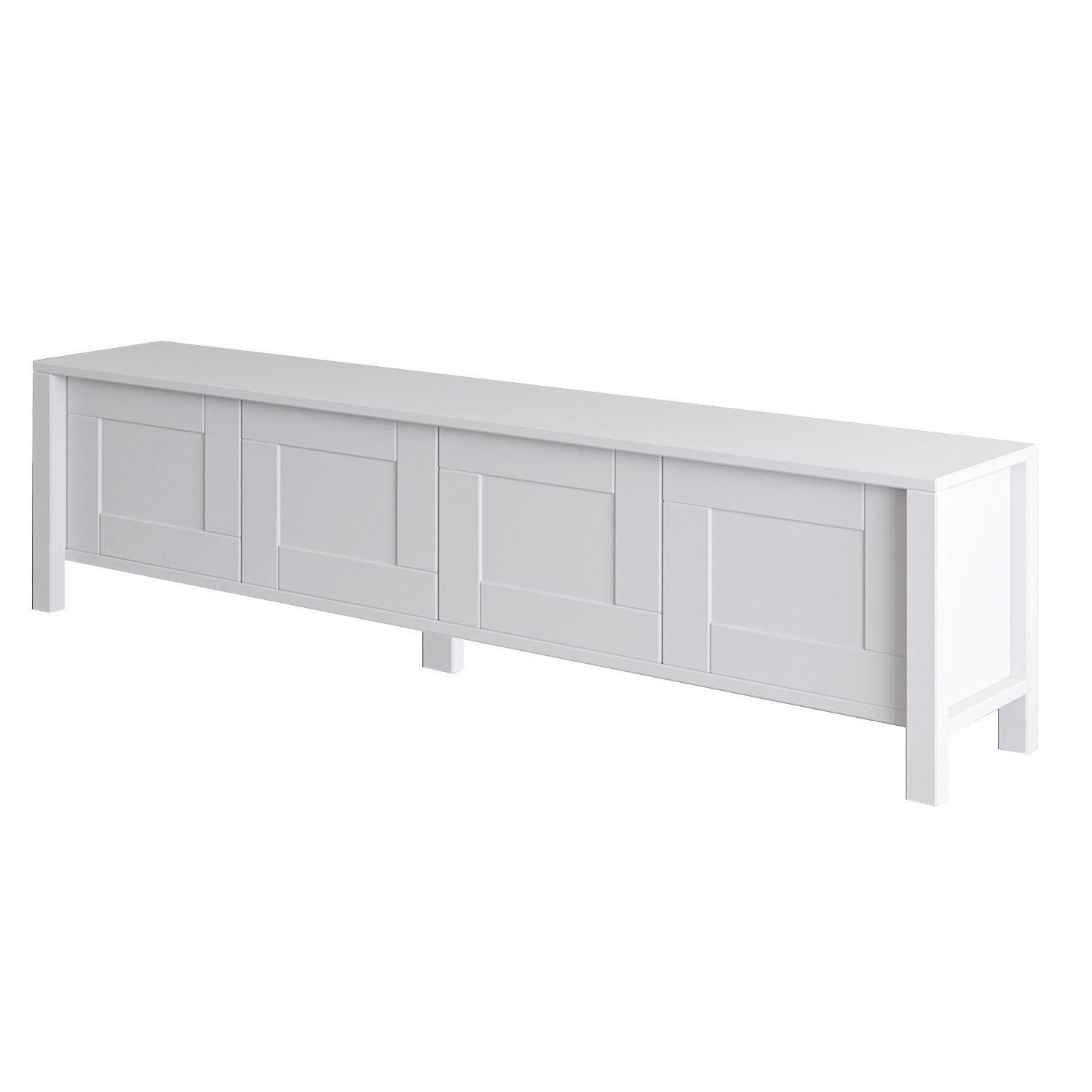 Belor TV-benk 160x45x35 cm - Hvit
