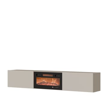 Berik TV-benk 180 cm - beige og svart - Møbler - Mediamøbel & tv møbel - TV-benk & mediabenk