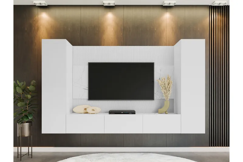 Bernice Tv-Skap 260x38 cm - Grønn - Møbler - Mediamøbel & tv møbel - TV-møbelsett