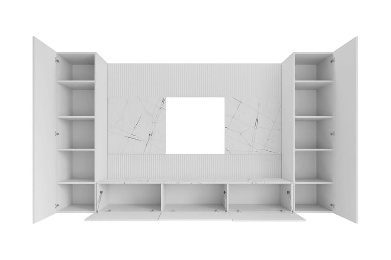 Bernice Tv-Skap 260x38 cm - Grønn - Møbler - Mediamøbel & tv møbel - TV-skap