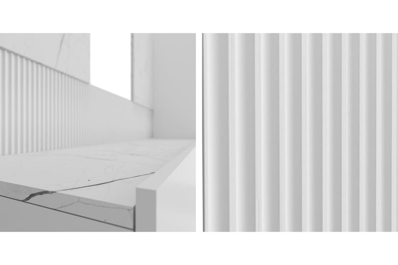 Bernice Tv-Skap 260x38 cm - Hvit - Møbler - Mediamøbel & tv møbel - TV-møbelsett