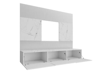 Bernice TV-skap 38x150 cm - Hvit - Møbler - Mediamøbel & tv møbel - TV-møbelsett