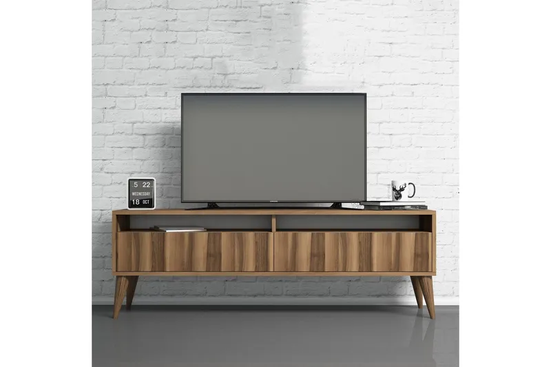 Bexheti TV-benk 150 cm - Valnøtt - Møbler - Mediamøbel & tv møbel - TV-benk & mediabenk