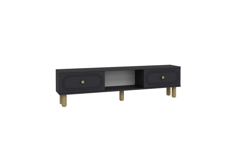 Bohem TV-benk 150x30 cm - Antrasitt - Møbler - Mediamøbel & tv møbel - Mediestativ & veggfeste
